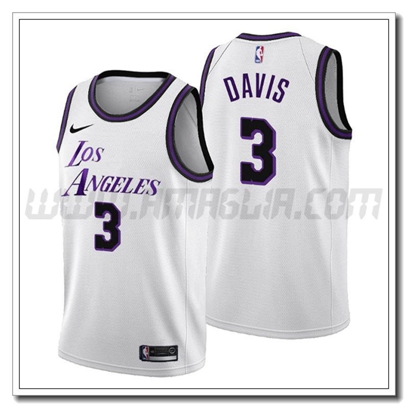Maglia Los Angeles Lakers (DAVIS #3) 2022/23 Bianco