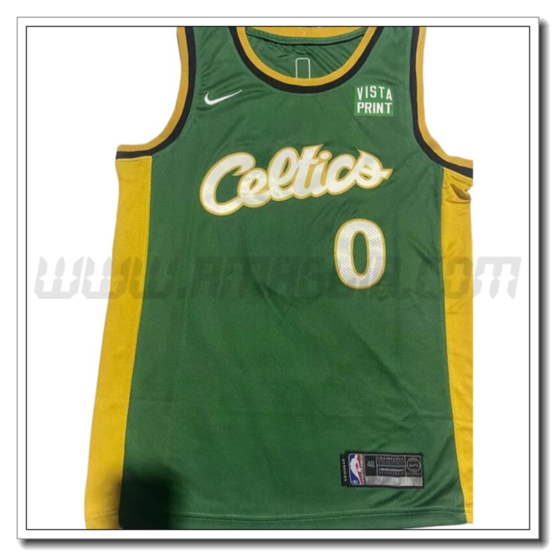 Maglia Boston Celtics (TATUM #0) 2022/23 Verde