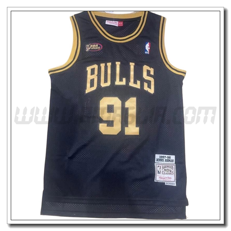 Maglia Chicago Bulls (BULLS #91) 2022/23 Nero