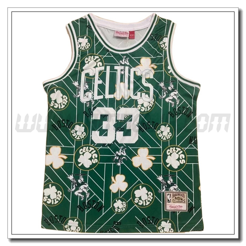 Maglia Boston Celtics (BIRD #33) 2022/23 Verde