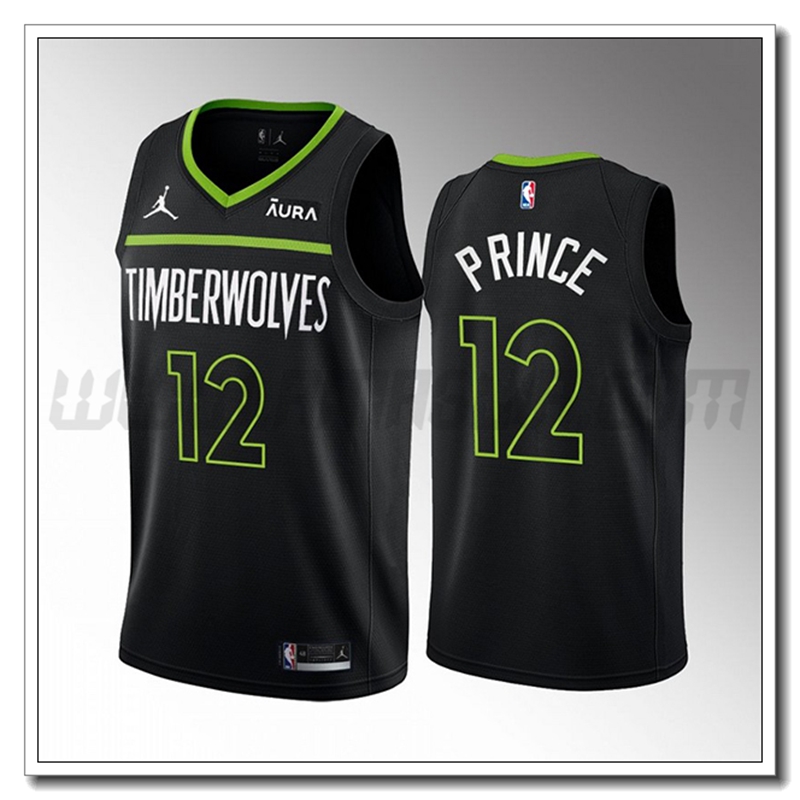 Maglia Minnesota Timberwolves (PRINCE #12) 2022/23 Nero