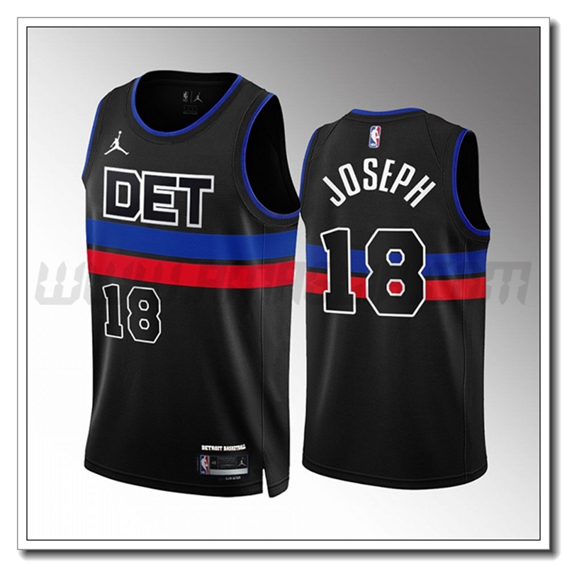 Maglia Detroit Pistons (JOSEPH #18) 2022/23 Nero