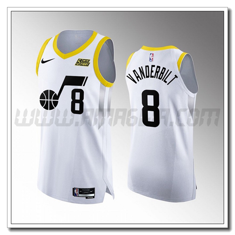 Maglia Utah Jazz (VANDERBILT #8) 2022/23 Bianco