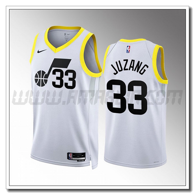 Maglia Utah Jazz (JUZANG #33) 2022/23 Bianco