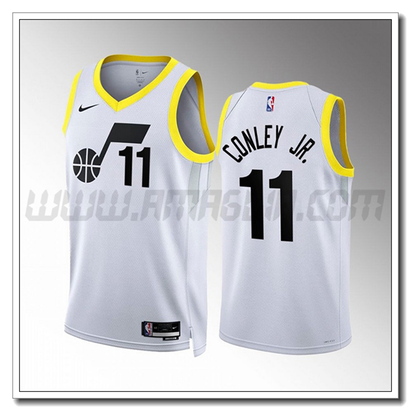 Maglia Utah Jazz (CONLEY JR. #11) 2022/23 Bianco