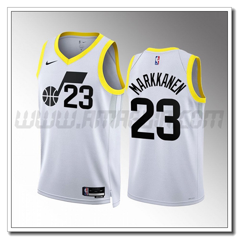 Maglia Utah Jazz (MARKKANEN #23) 2022/23 Bianco