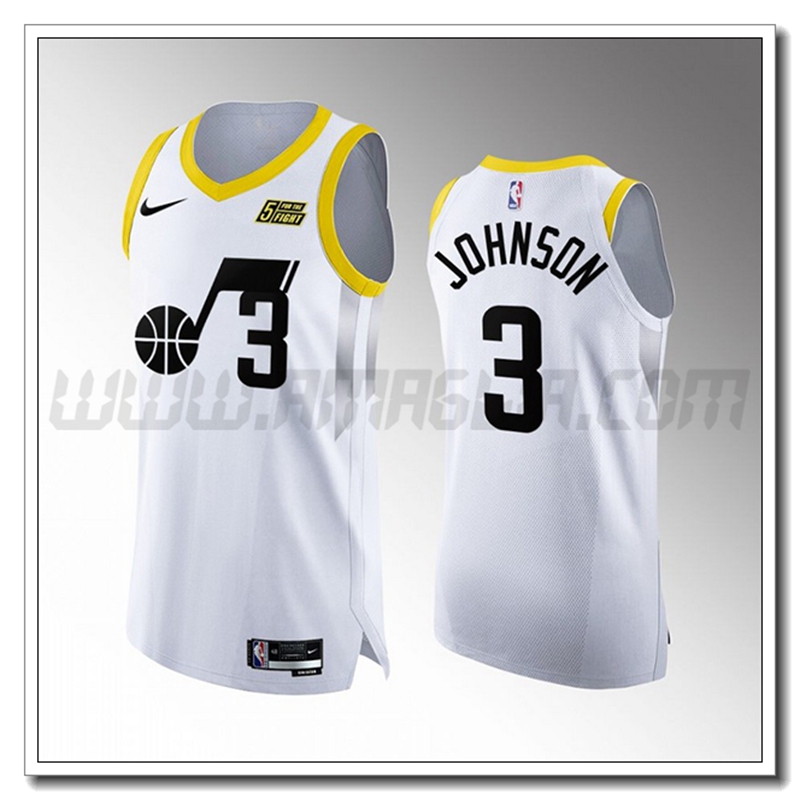 Maglia Utah Jazz (JOHNSON #3) 2022/23 Bianco