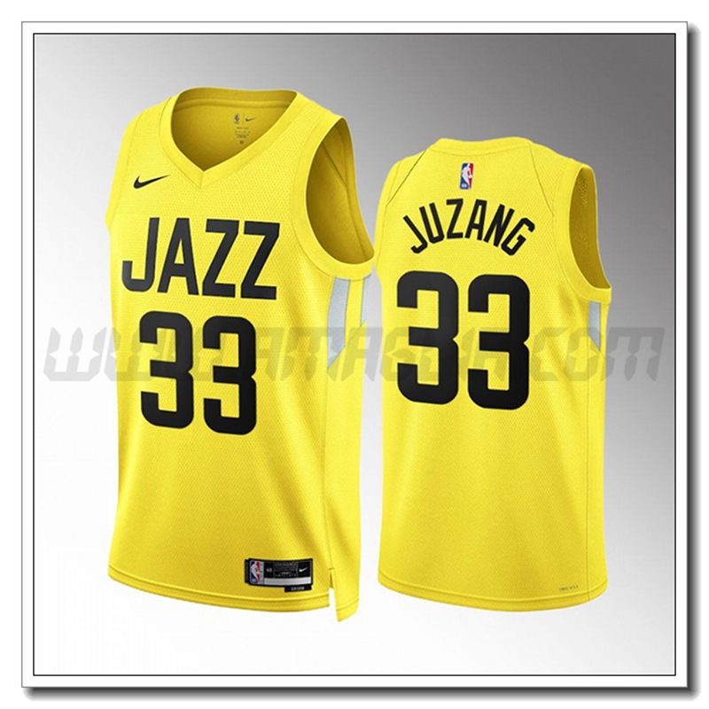 Maglia Utah Jazz (JUZANG #33) 2022/23 Giallo