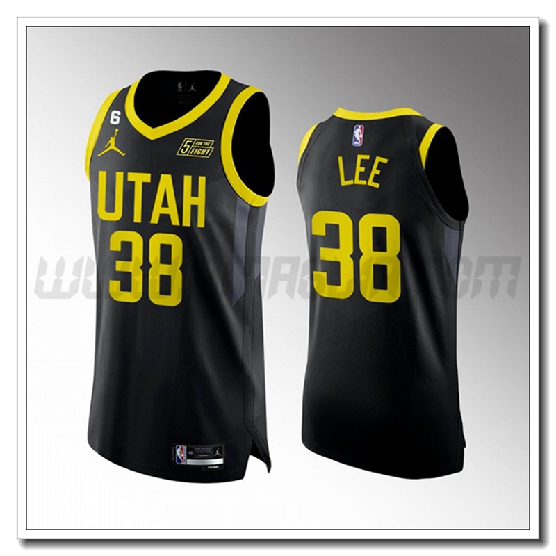 Maglia Utah Jazz (LEE #38) 2022/23 Nero