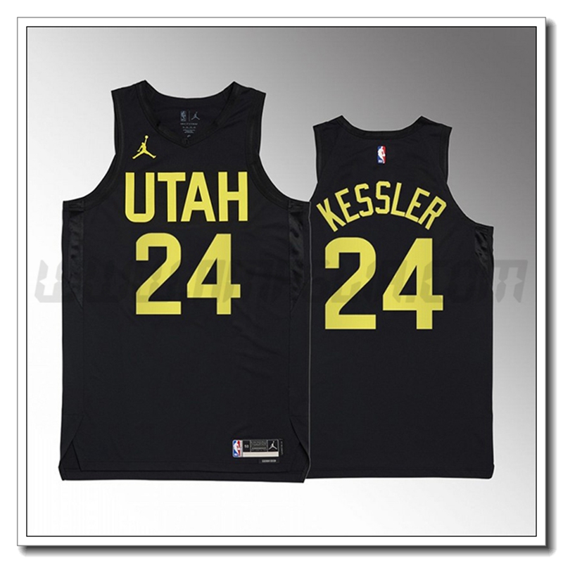Maglia Utah Jazz (KESSLER #24) 2022/23 Nero
