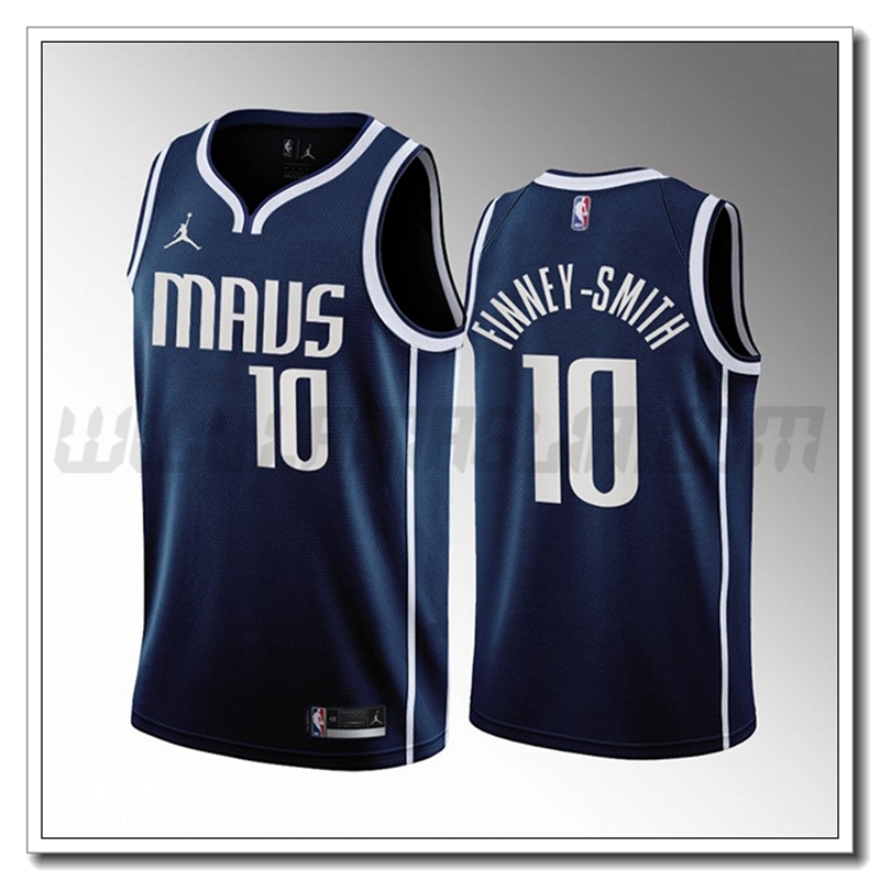 Maglia Dallas Mavericks (FINNEY-SMITH #10) 2022/23 Blu Marino