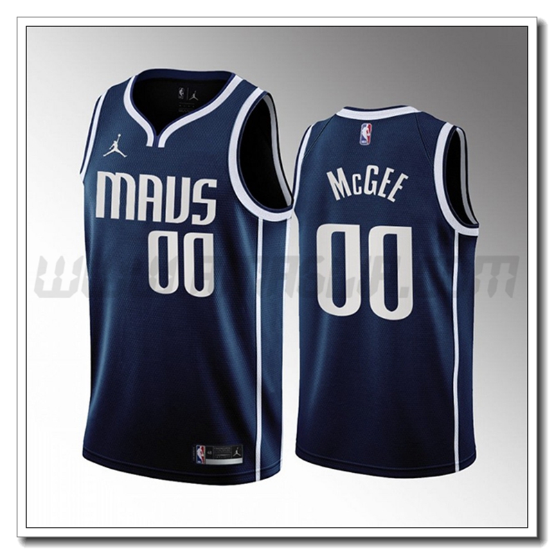Maglia Dallas Mavericks (McGEE #00) 2022/23 Blu Marino