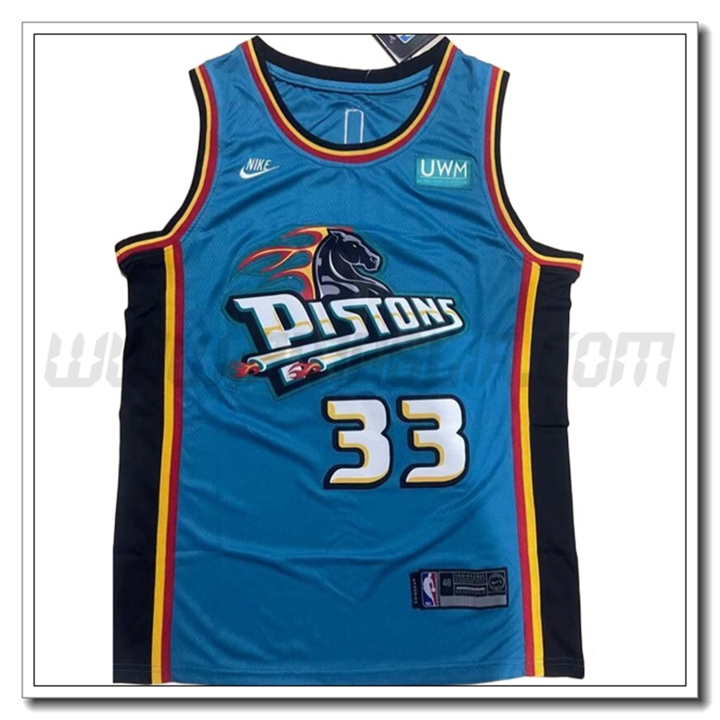 Maglia Detroit Pistons (HILL #33) 2022/23 Azzurro
