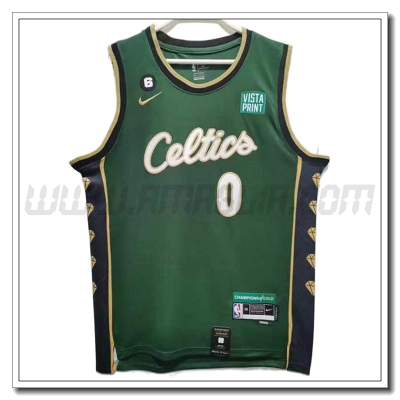Maglia Boston Celtics (TATUM #0) 2022/23 Verde
