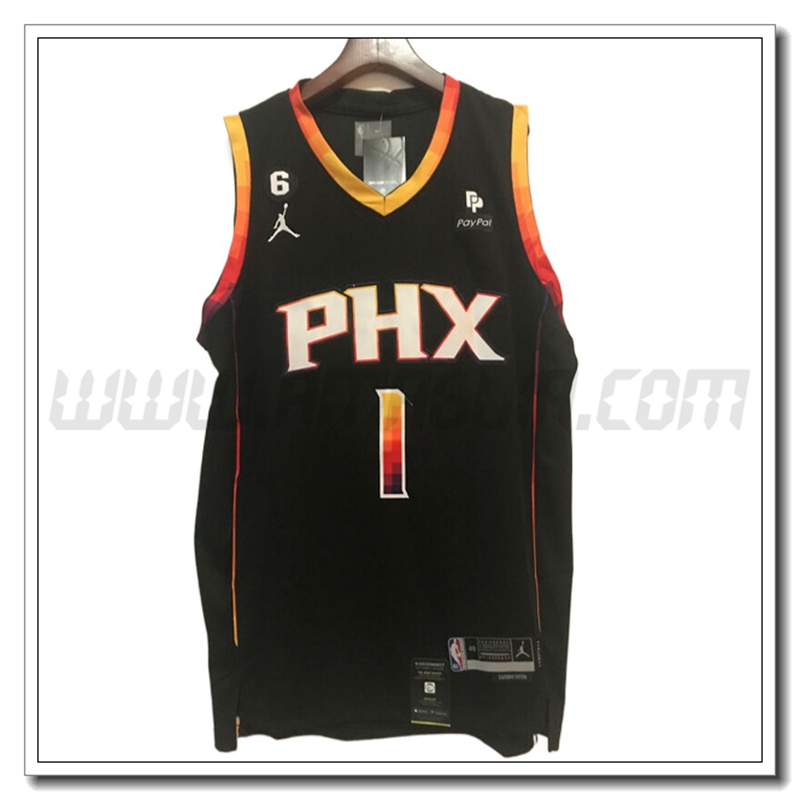 Maglia Phoenix Suns(BOOKER #1) 2022/23 Nero