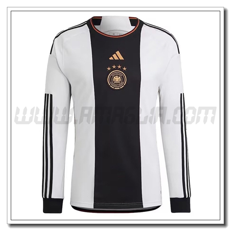 Nuovo Maglia Squadra Germania Maniche lunghe Prima 2022 2023