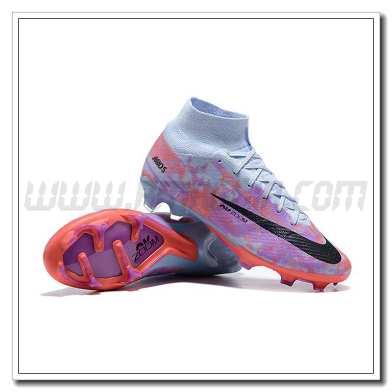 Nike Scarpe da calcio Air Zoom Mercurial Superfly IX Elite FG Viola/Blu