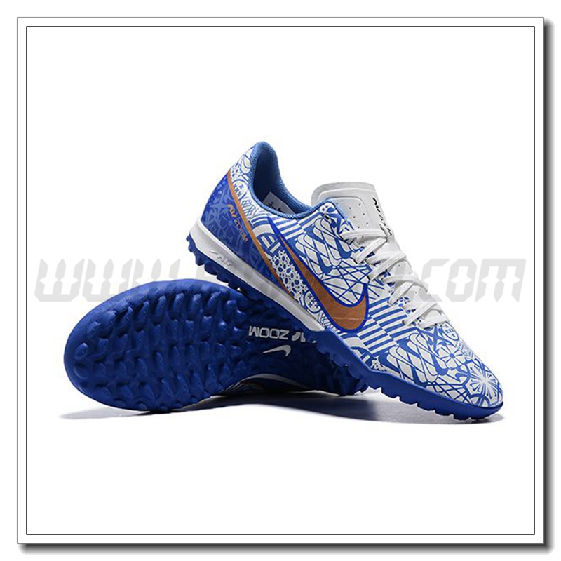 Nike Scarpe da calcio Air Zoom Mercurial Vapor- XV Academy TF Bianco/Blu