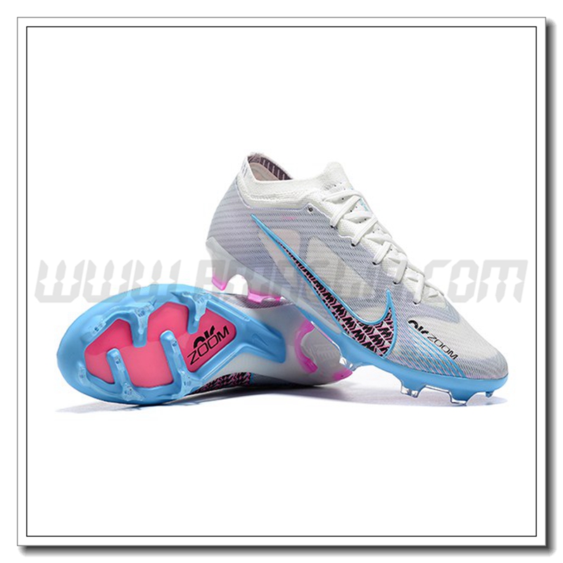 Nike Scarpe da calcio Air Zoom Mercurial Vapor XV Elite FG Bianco