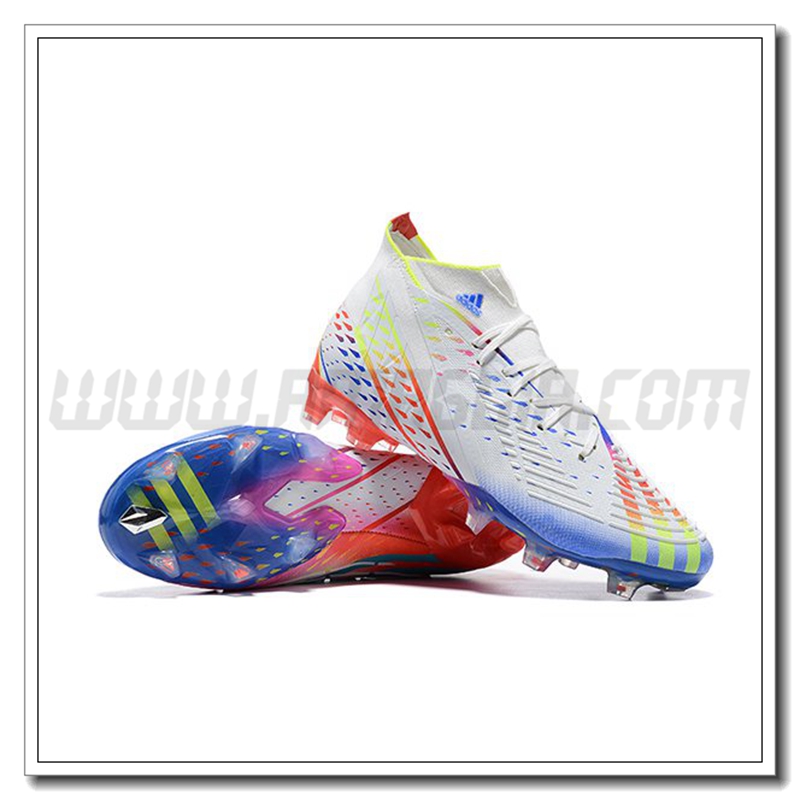 Adidas Scarpe da calcio Predator FIFA World Cup Qatar 2022 Edge+ FG Bianco