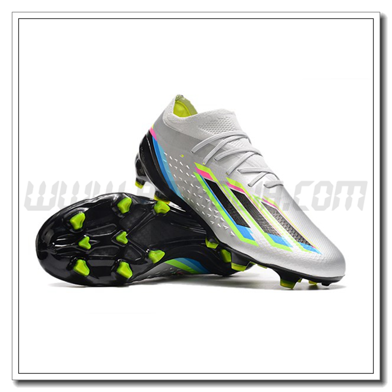Adidas Scarpe da calcio X Speedportal .1 2022 World Cup Boots FG Grigio chiaro