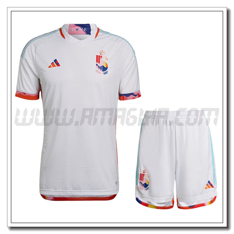 Kit Maglia Belgio Seconda + Pantaloncini 2022 2023