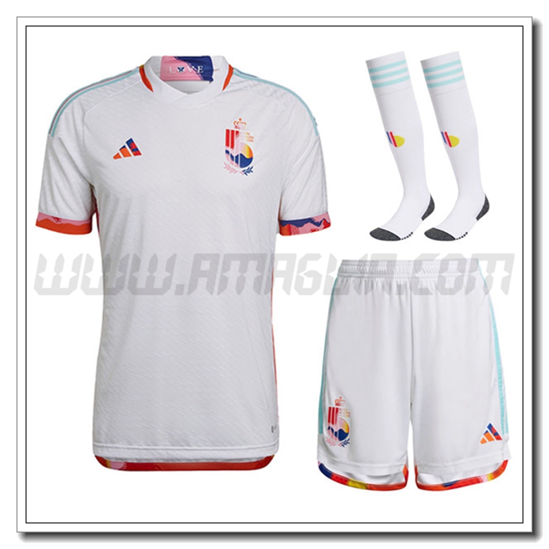 Kit Maglia Belgio Seconda (Pantaloncini + Calzini) 2022 2023