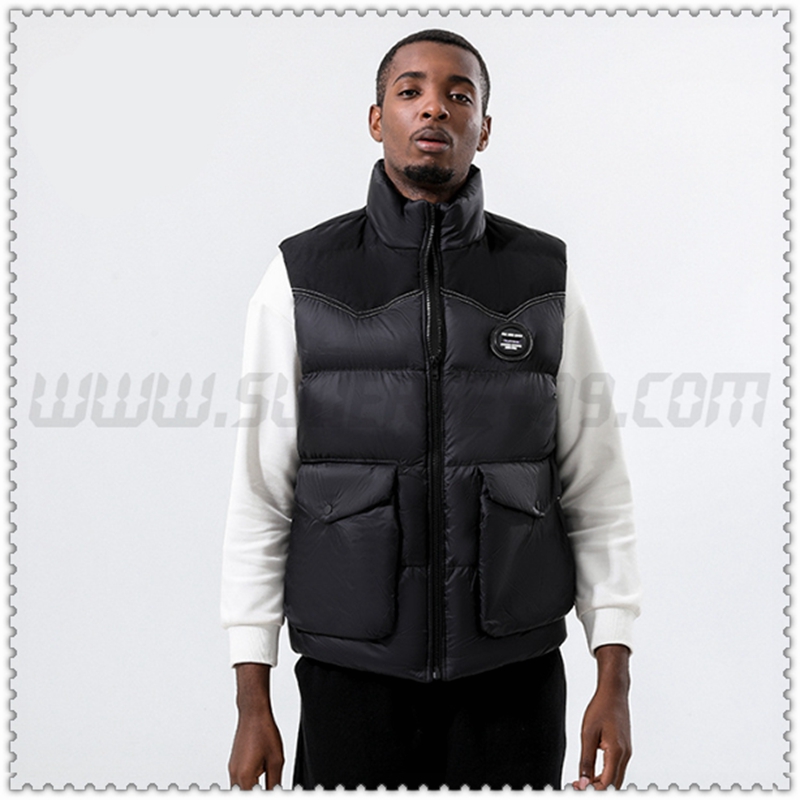 Nuovo Piumino Veste Col Droit Protezione dal freddo Termico Nero 2022