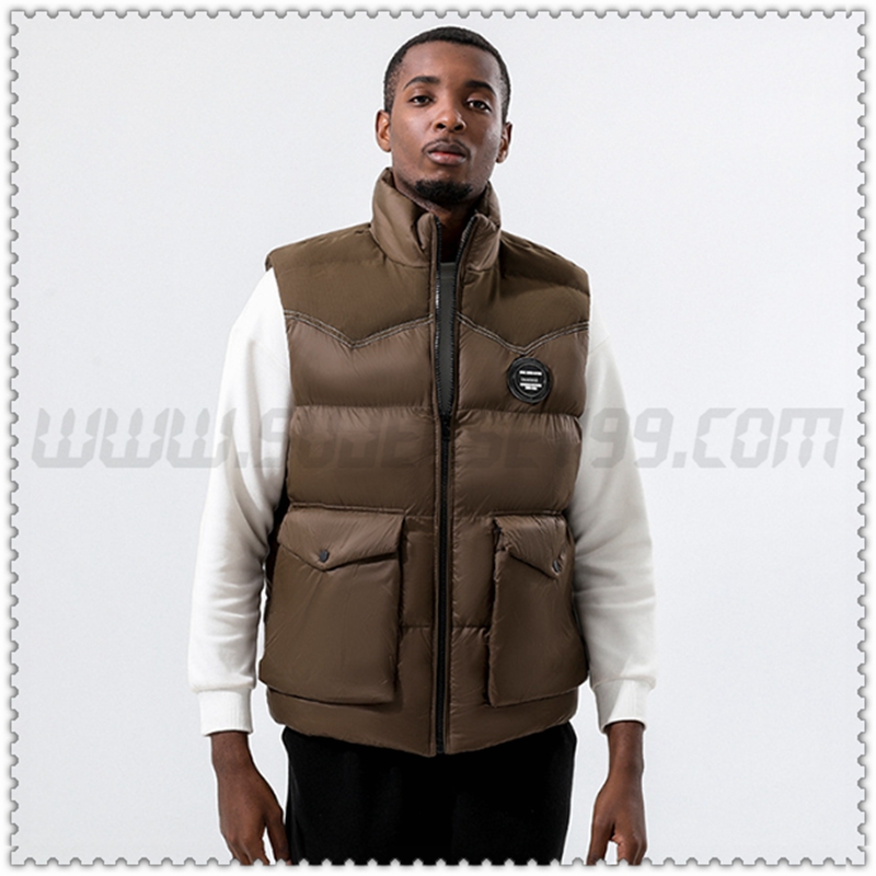 Nuovo Piumino Veste Col Droit Protezione dal freddo Termico Castanoe 2022