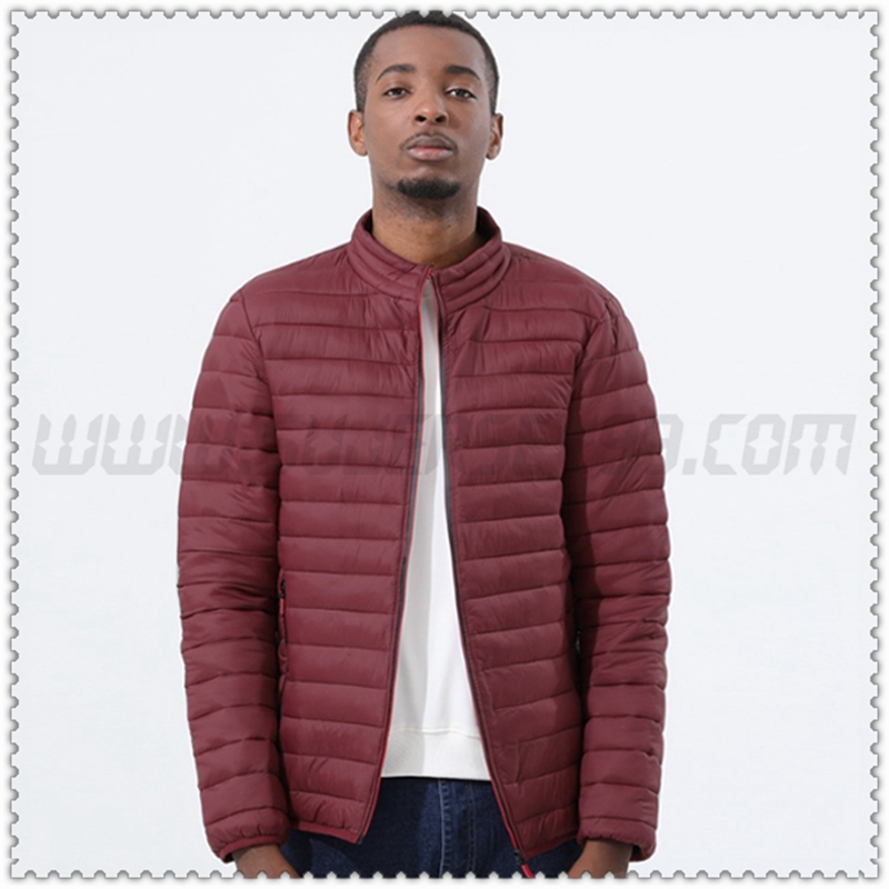 Nuovo Piumino Col Droit Moda Termico Rosso Scuro 2022