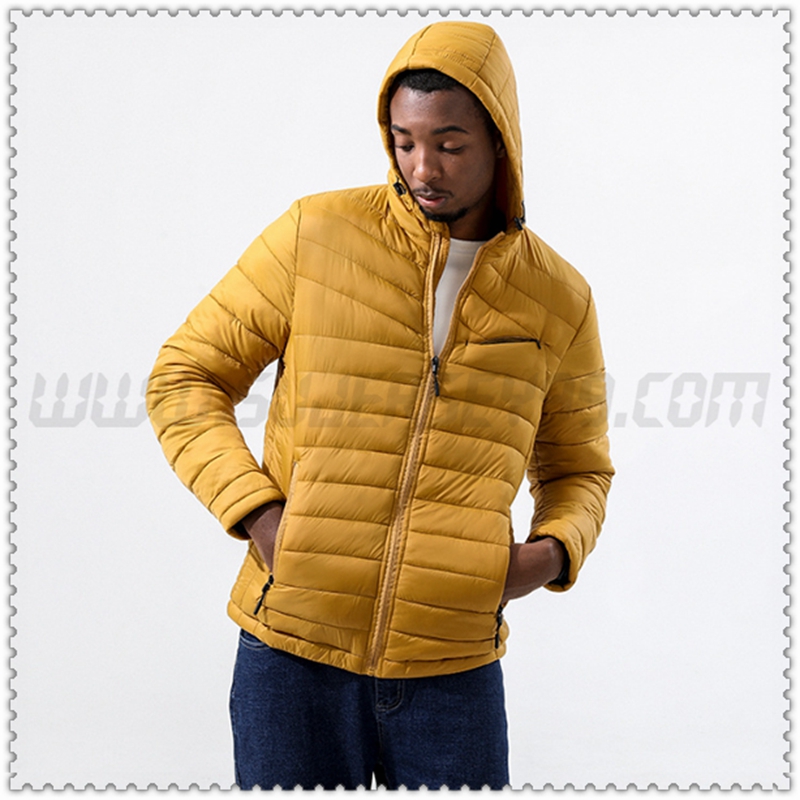 Piumino con cappuccio Termico sottile Giallo 2022