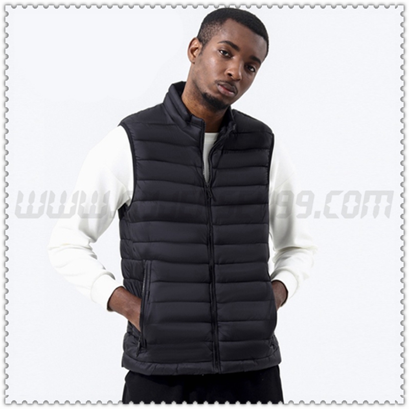 Nuovo Piumino Veste Col Droit Senza Maniche Termico Nero 2022