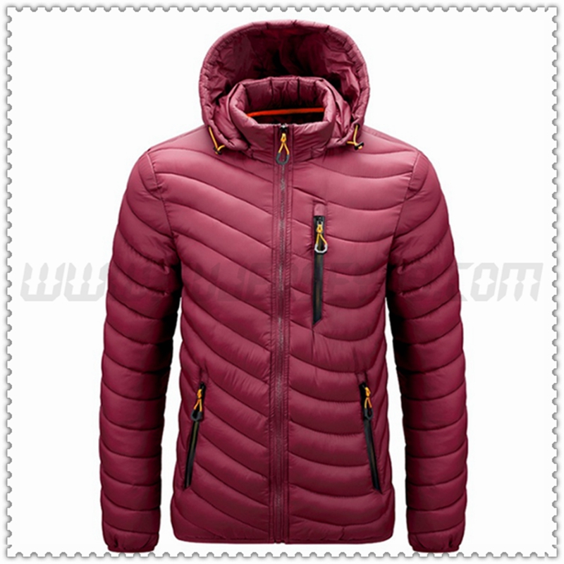 Piumino con cappuccio Tritare Protezione dal freddo Termico Rosso Scuro 2022