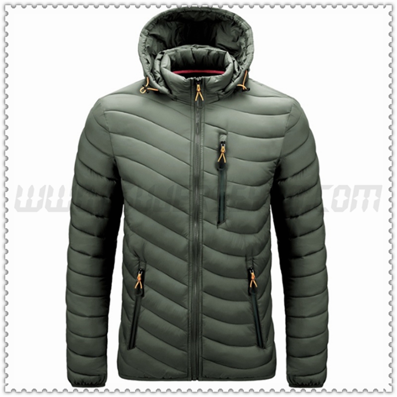 Piumino con cappuccio Tritare Protezione dal freddo Termico Esercito Verde 2022