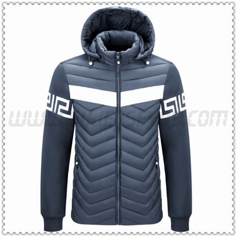 Nuovo Piumino con cappuccio Moda Protezione dal freddo Grigio 2022