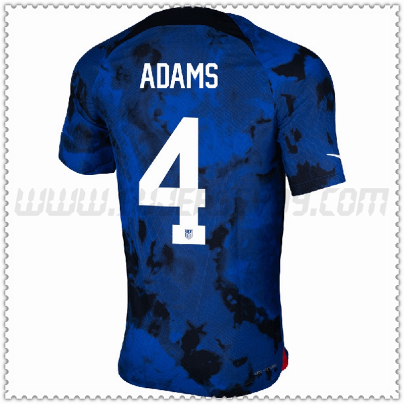 Seconda Maglia Squadra ADAMS #4 Stati Uniti 2022 2023