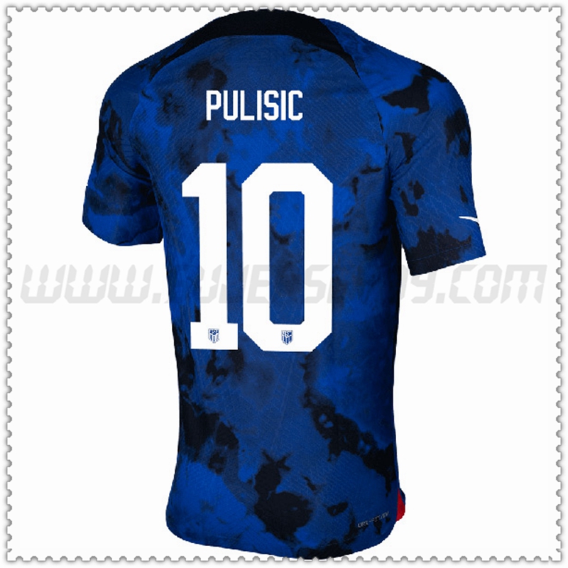 Seconda Maglia Squadra PULISIC #10 Stati Uniti 2022 2023