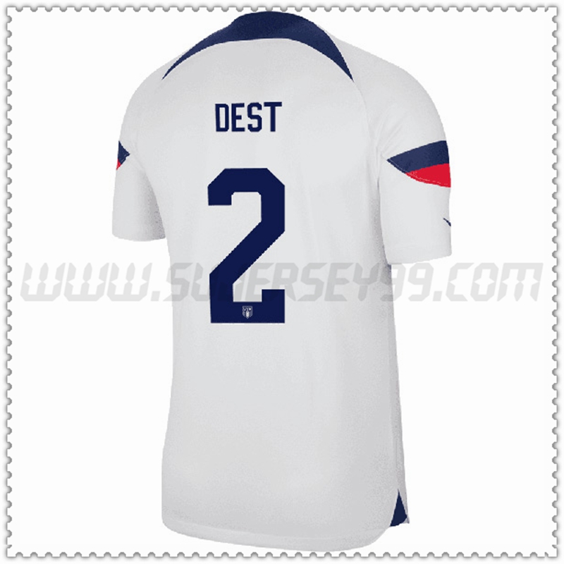 Prima Maglia Squadra DEST #2 Stati Uniti 2022 2023