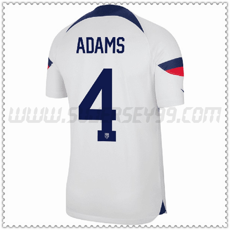 Prima Maglia Squadra ADAMS #4 Stati Uniti 2022 2023