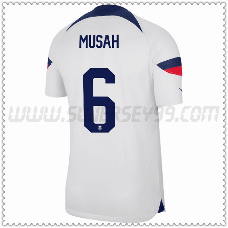 Prima Maglia Squadra MUSAH #6 Stati Uniti 2022 2023