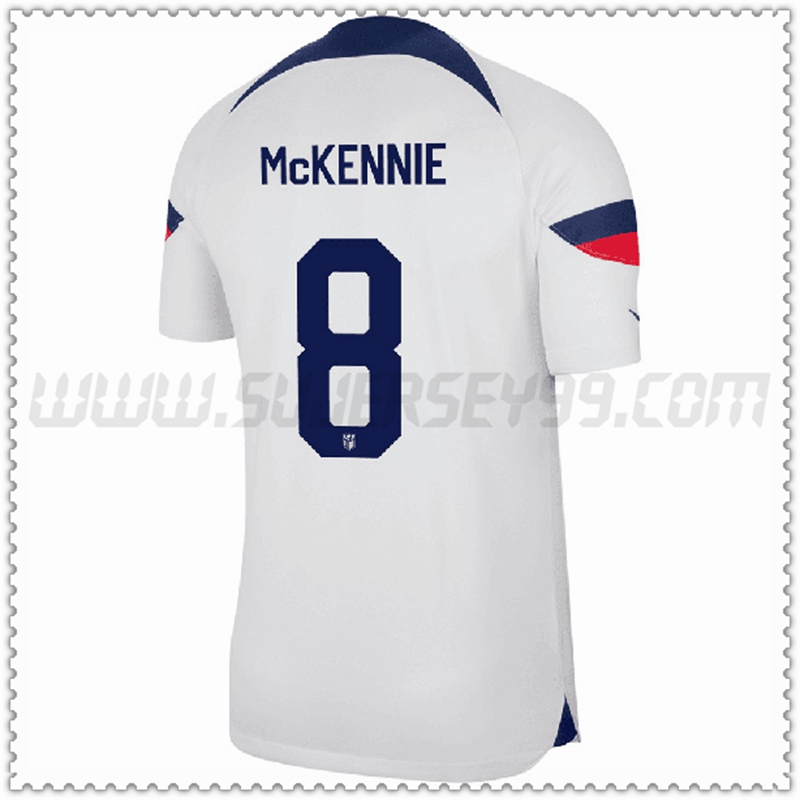Prima Maglia Squadra McKENNIE #8 Stati Uniti 2022 2023
