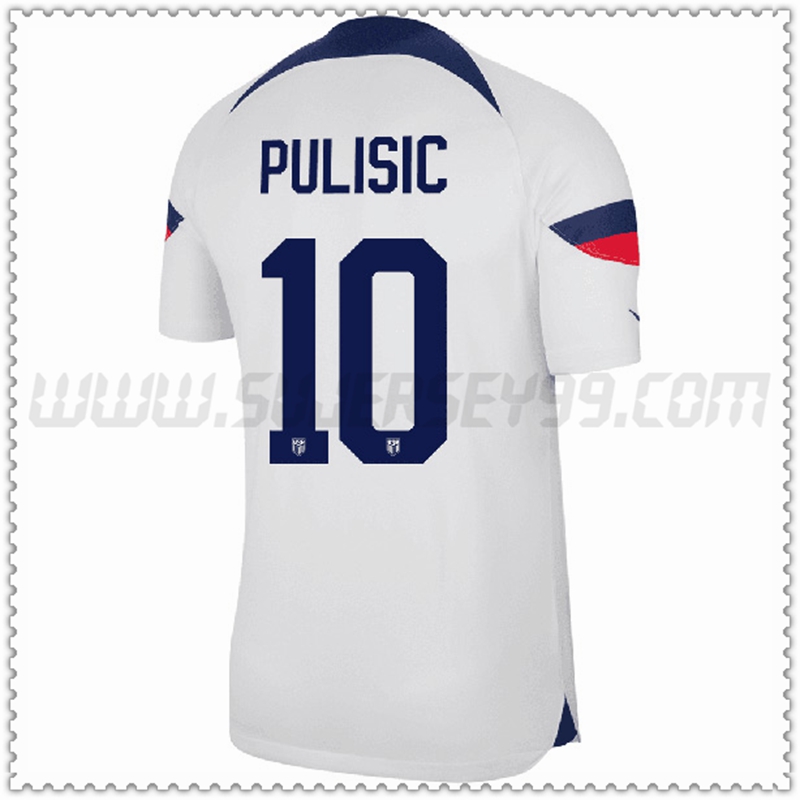 Prima Maglia Squadra PULISIC #10 Stati Uniti 2022 2023