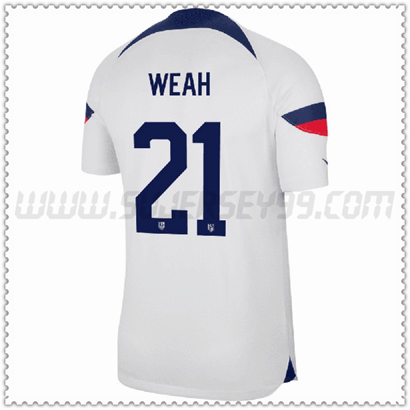 Prima Maglia Squadra WEAH #21 Stati Uniti 2022 2023