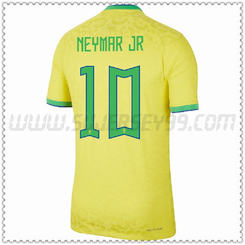 Prima Maglia Squadra NEYMAR JR #10 Brasile 2022 2023
