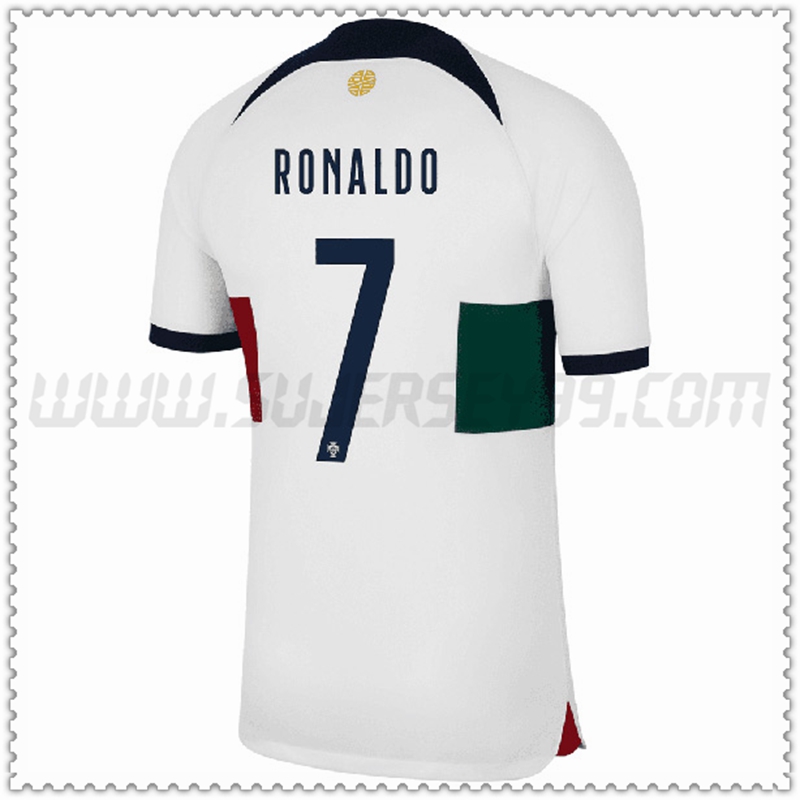 Seconda Maglia Squadra RONALDO #7 Portogallo 2022 2023