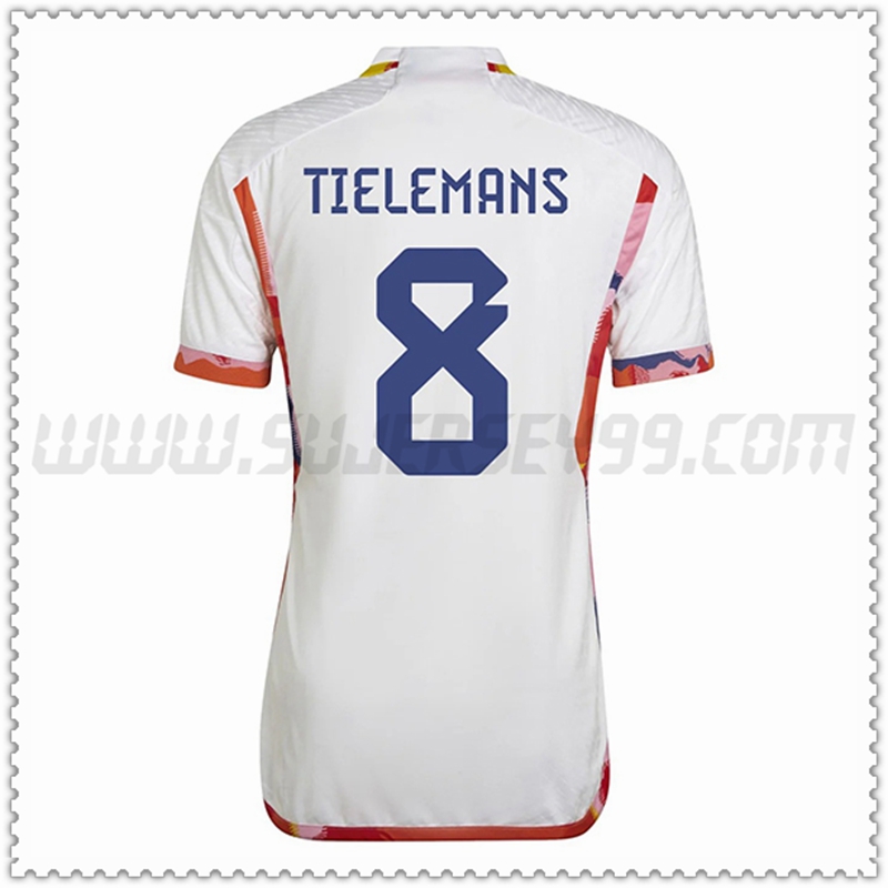 Seconda Maglia Squadra TIELEMANS #8 Belgio 2022 2023
