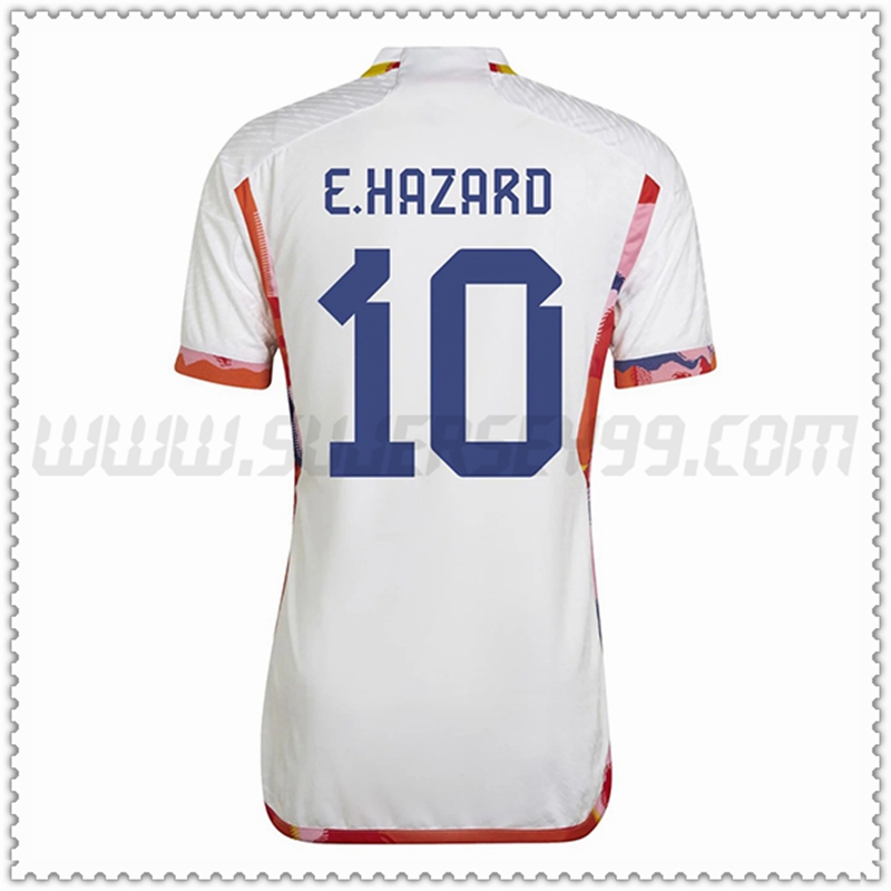 Seconda Maglia Squadra E.HAZARD #10 Belgio 2022 2023