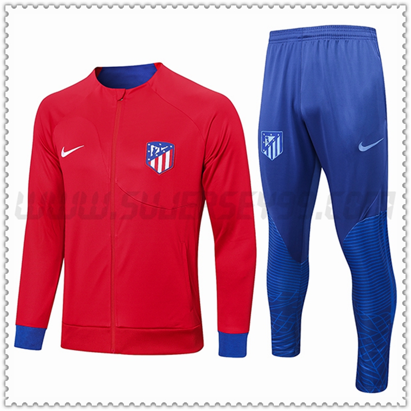 Tuta Allenamento Giacca Atletico Madrid Rosso 2022 2023