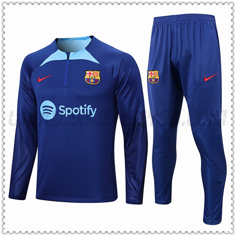 Tuta Allenamento FC Barcellona Blu 2022 2023