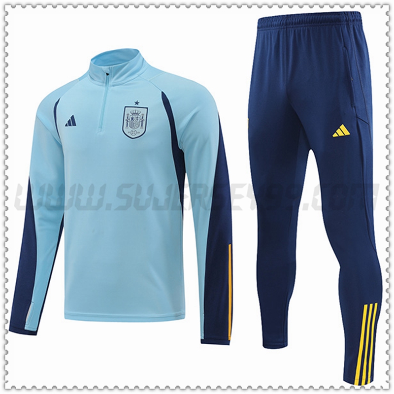 Tuta Allenamento Spagna Azzurro 2022 2023